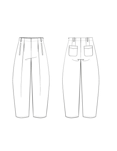 Modello di pantaloni Andréa - Maison Fauve