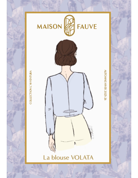 Cartamodello per camicetta Volata - Maison Fauve