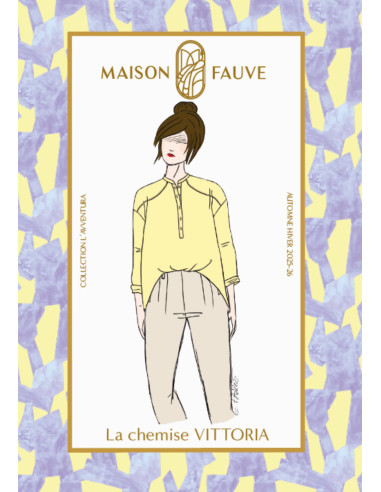 Modello di camicia Vittoria - Maison Fauve