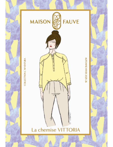 Modello di camicia Vittoria - Maison Fauve