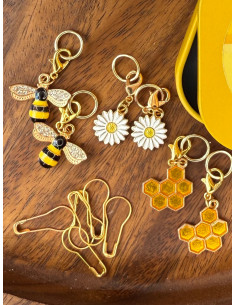 Set di 12 anelli marcapunti - Honeybee 2