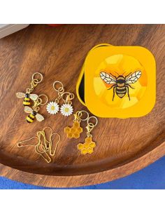 Set di 12 anelli marcapunti - Honeybee