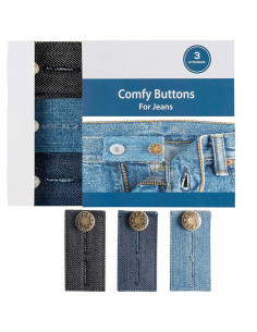 Bottoni estensibili in metallo Easy Fit per jeans