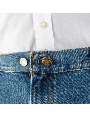 Bottoni estensibili in metallo Easy Fit per jeans