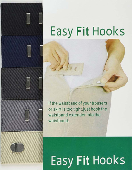 Ganci estensibili Easy Fit per pantaloni e gonne