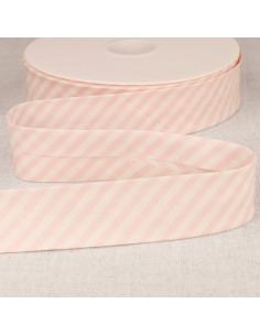Bordo a righe pastello - Rosa