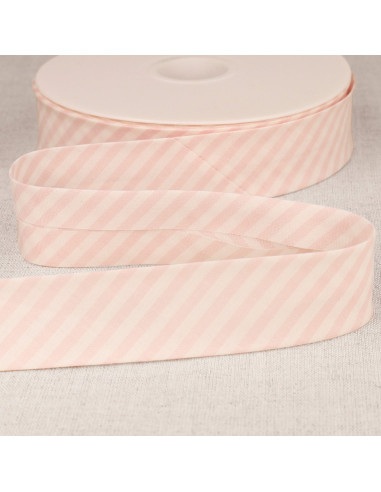Bordo a righe pastello - Rosa
