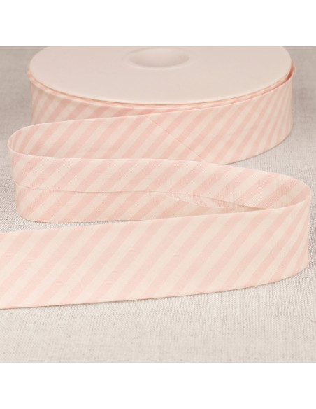 Bordo a righe pastello - Rosa