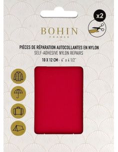 Toppe adesive in nylon Bohin - Rosa fucsia