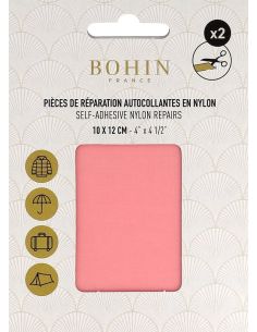 Toppe adesive in nylon Bohin - Rosa pastello