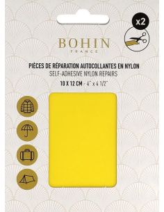 Toppe adesive in nylon Bohin - Giallo