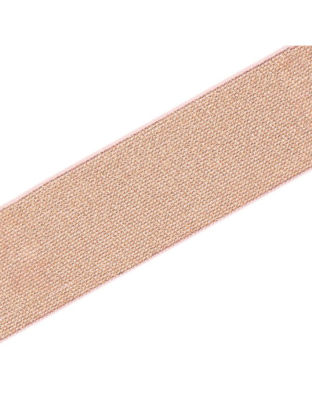Elastico color oro rosa 50 mm
