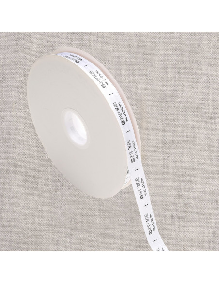 Nastro etichette composizione - 100% cotone