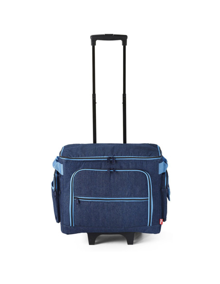 Valigia trolley per macchina da cucire - Blu jeans