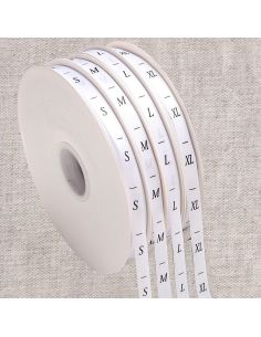 Nastro etichette taglie - Bianco