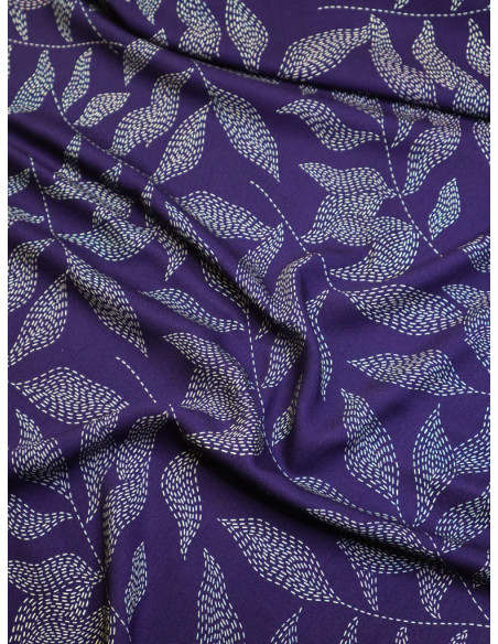 Tessuto twill viscosa Lulu - Indigo