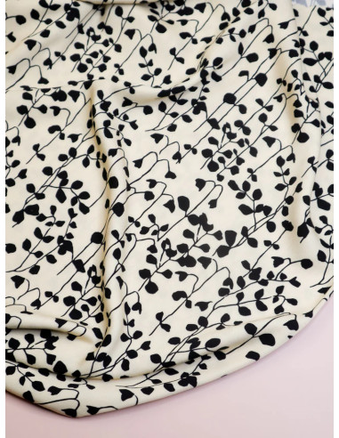 Tessuto twill viscosa Goya - Avorio