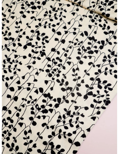 Tessuto twill viscosa Goya - Avorio