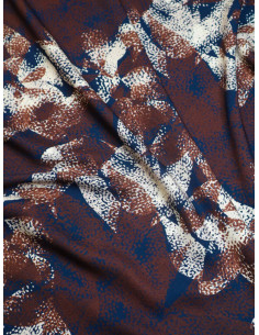 Tessuto twill viscosa Bree - Ruggine 2