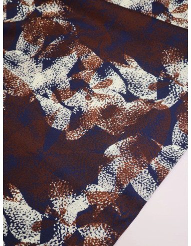 Tessuto twill viscosa Bree - Ruggine