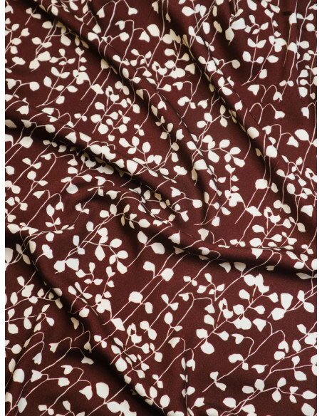 Tessuto twill viscosa Goya - Ruggine