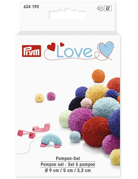 Set di 3 dispositivi per pompon Prym