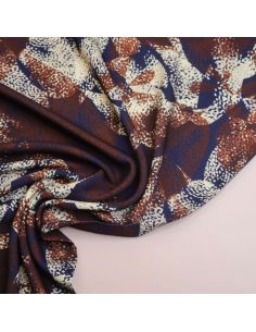 Tessuto twill viscosa Bree - Ruggine