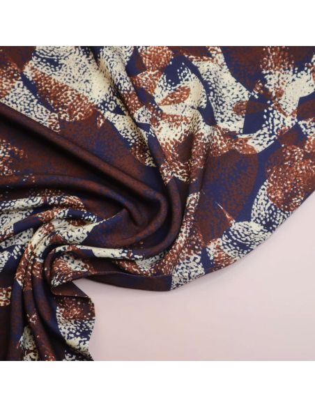 Tessuto twill viscosa Bree - Ruggine