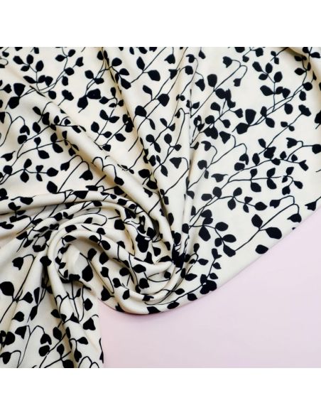 Tessuto twill viscosa Goya - Avorio