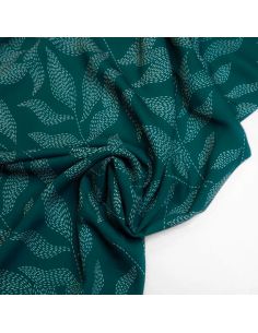 Tessuto twill viscosa Lulu - Verde pino