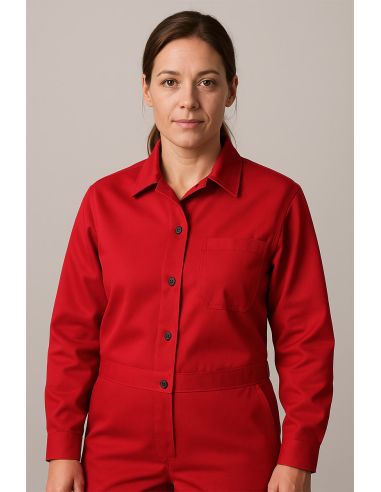 Tessuto twill tela da lavoro - Rosso