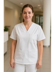 Tessuto twill tela da lavoro - Bianco 2