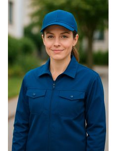 Tessuto twill tela da lavoro - Blu petrolio 2