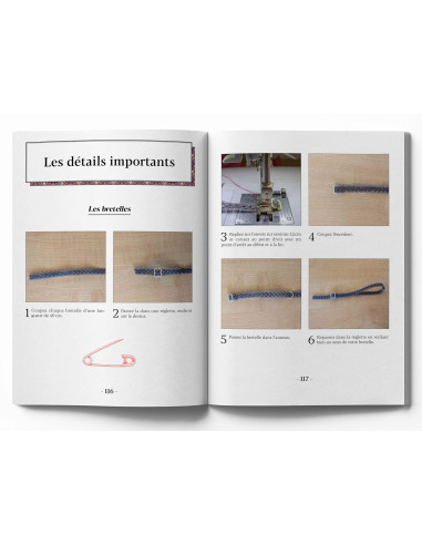 Libro piccolo manuale di cucito di lingerie