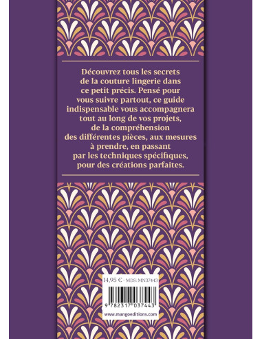 Libro piccolo manuale di cucito di lingerie