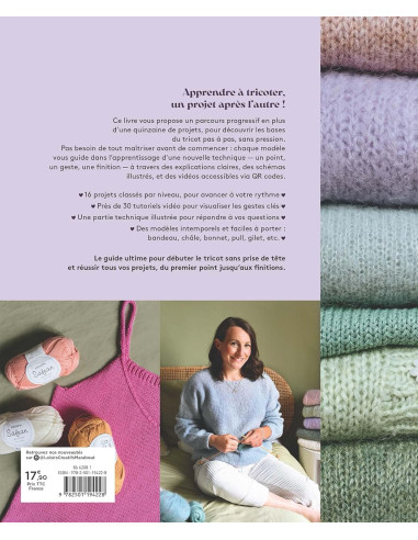 Libro imparo a lavorare a maglia in 16 progetti