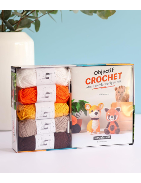 Set obiettivo uncinetto - I miei primi 3 amigurumi