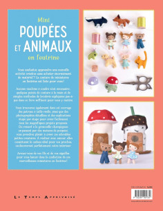 Libro mini bambole e animali in feltro 2