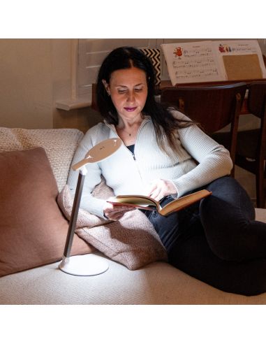 Lampada con lente d'ingrandimento ricaricabile Halo Go 2 Daylight