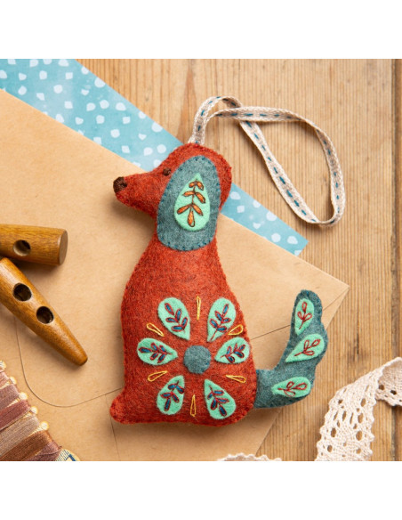 Mini kit feltro - Cani folkloristici