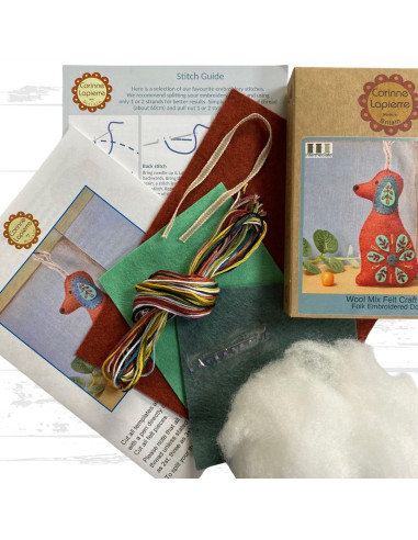 Mini kit feltro - Cani folkloristici