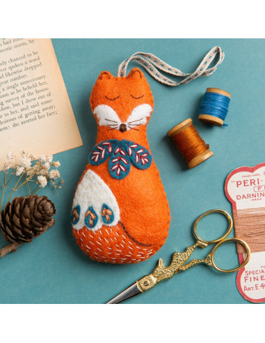 Mini kit feltro - Volpe folkloristica