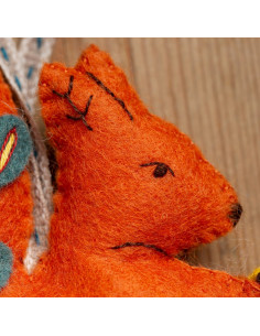Mini kit feltro - Scoiattolo folkloristico 2