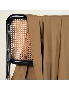 Tessuto di cotone idrorepellente Trench Iced Mocha - Atelier Brunette