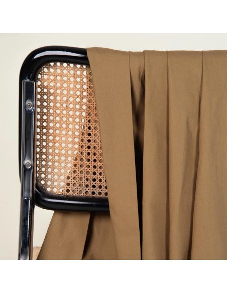 Tessuto di cotone idrorepellente Trench Iced Mocha - Atelier Brunette