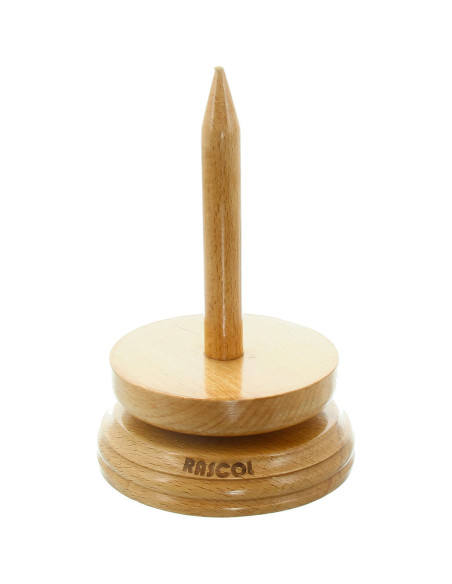 Supporto per gomitolo di lana in legno Rascol