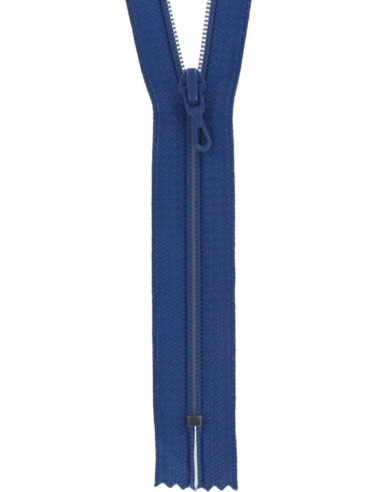 Cerniera in nylon - Blu bugatti