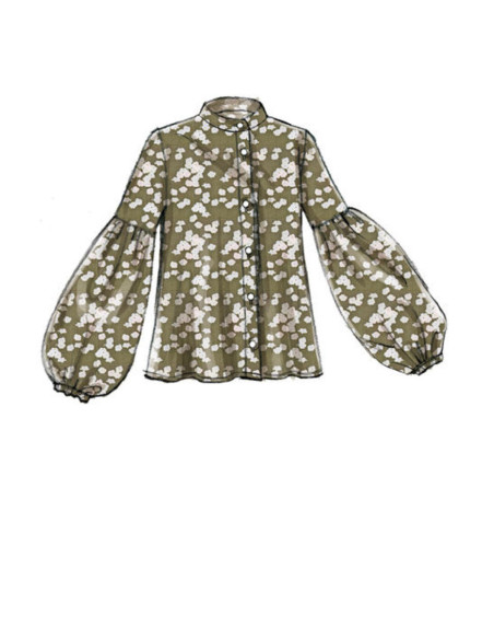 Modello per top e cintura - Vogue 9299