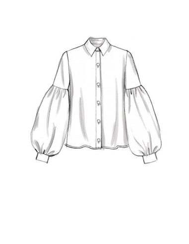 Modello per top e cintura - Vogue 9299