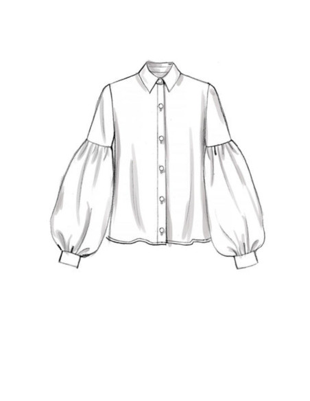 Modello per top e cintura - Vogue 9299